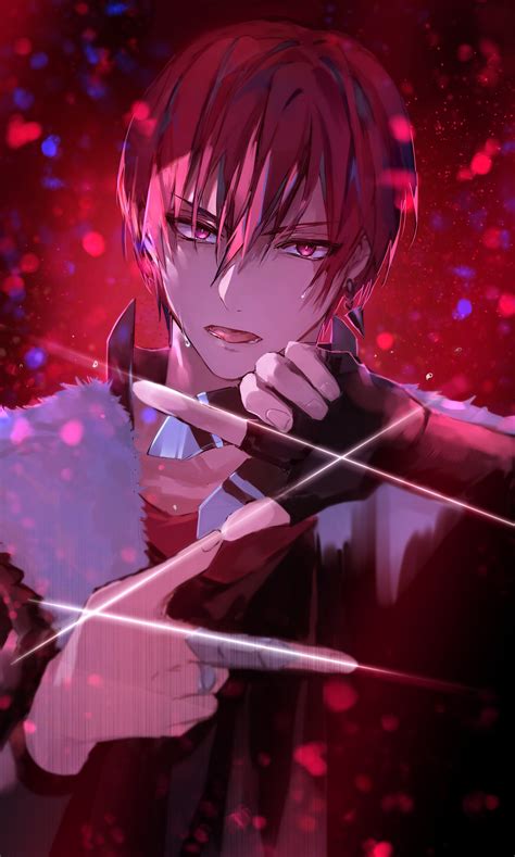 anime red gif|red anime boys gif.